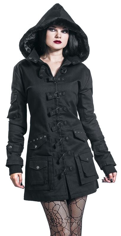 rock revival "Bloodsucker" Winter Jacket black by Gothicana by EMP