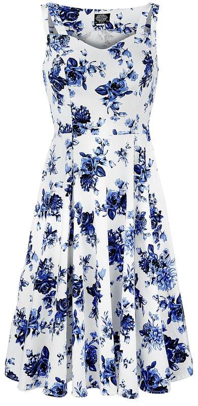 Rock Revival "Blue Rosaceae Swing Dress" Midi Dress Multicolour By H&R London