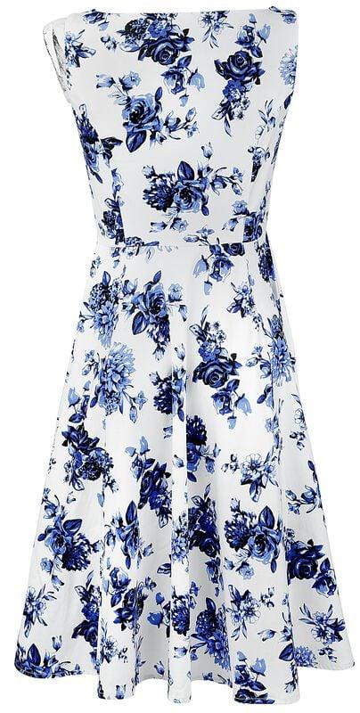 Rock Revival "Blue Rosaceae Swing Dress" Midi Dress Multicolour By H&R London