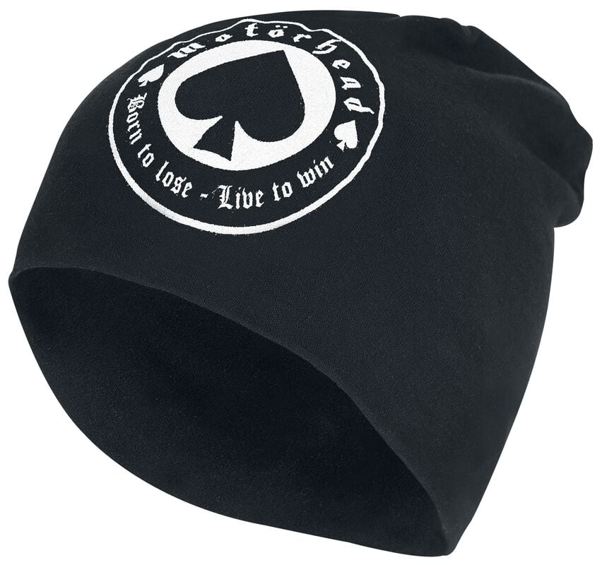 rock revival "Born To Lose - Jersey Beanie" Beanie black by Motörhead