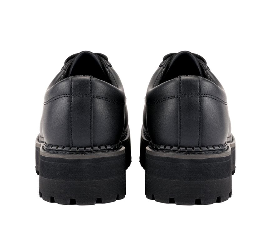 Rock Revival "Brandit Plateau Phantom 3 Eyelets" Low Shoes Black By Brandit