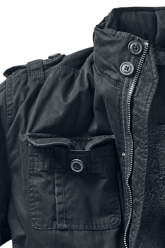 Rock Revival "Britannia Winter" Winter Jacket Black By Brandit