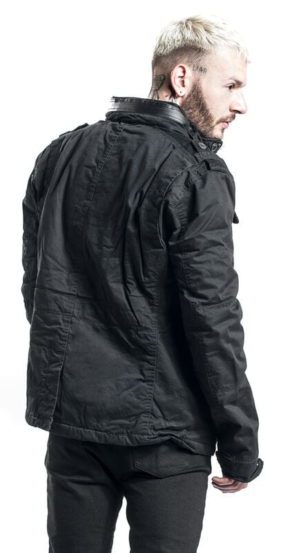 Rock Revival "Britannia Winter" Winter Jacket Black By Brandit