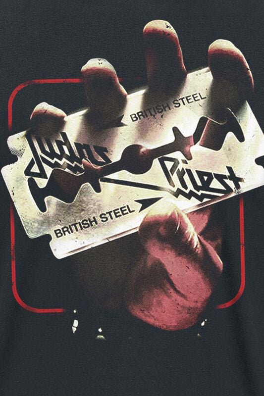 Rock Revival "British Steel 50HMY Tour" T-Shirt Black By Judas Priest