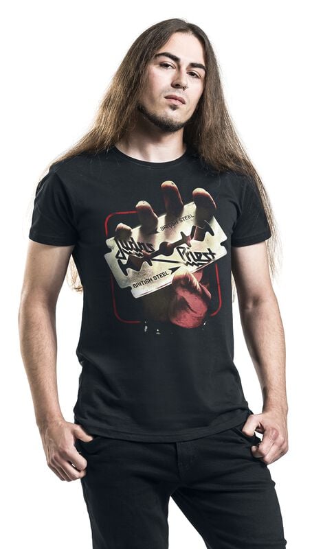 Rock Revival "British Steel 50HMY Tour" T-Shirt Black By Judas Priest