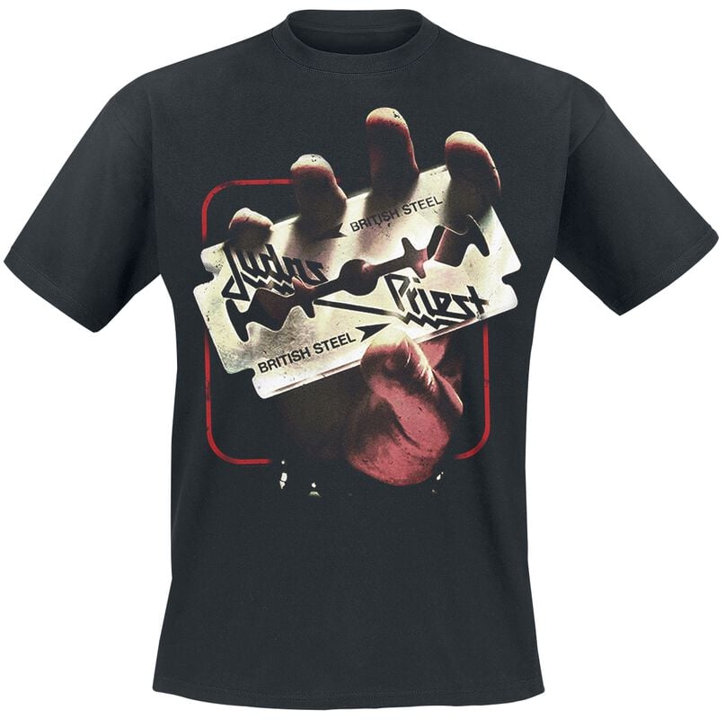 rock revival "British Steel 50HMY Tour" T-Shirt black by Judas Priest