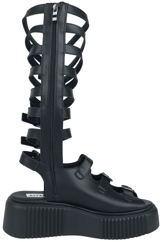 Rock Revival "Britney Vegan" Sandal Black By Altercore