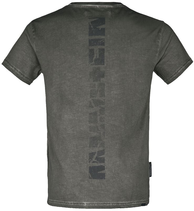 Rock Revival "Broken Logo II" T-Shirt Olive By Rammstein