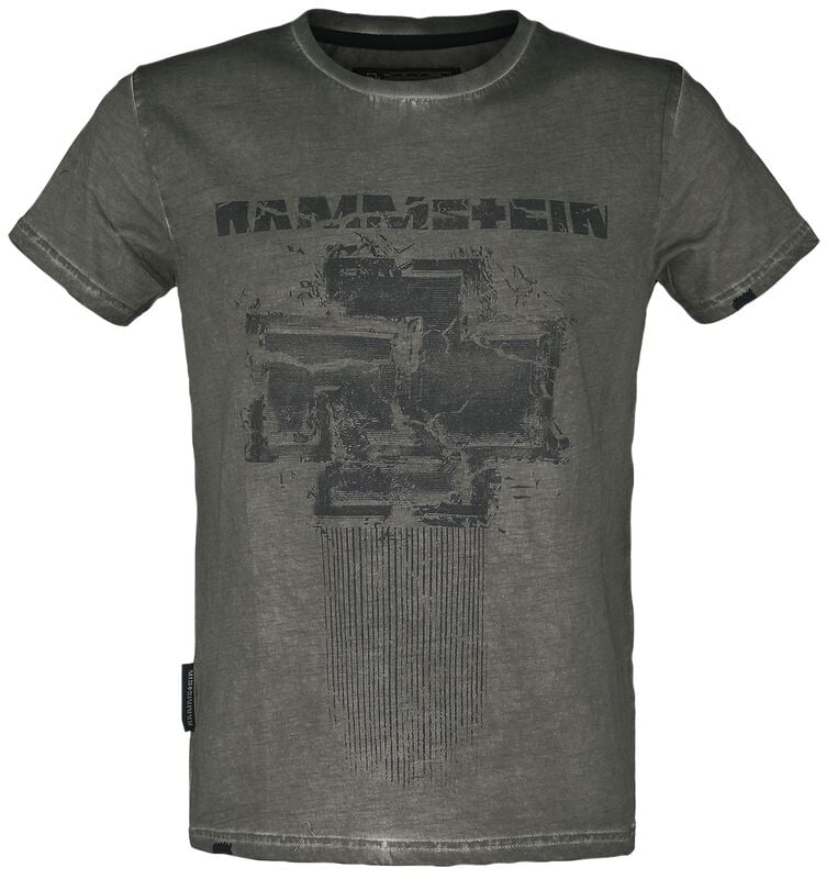 rock revival "Broken Logo II" T-Shirt olive by Rammstein rock revival "Broken Logo II" T-Shirt olive by Rammstein