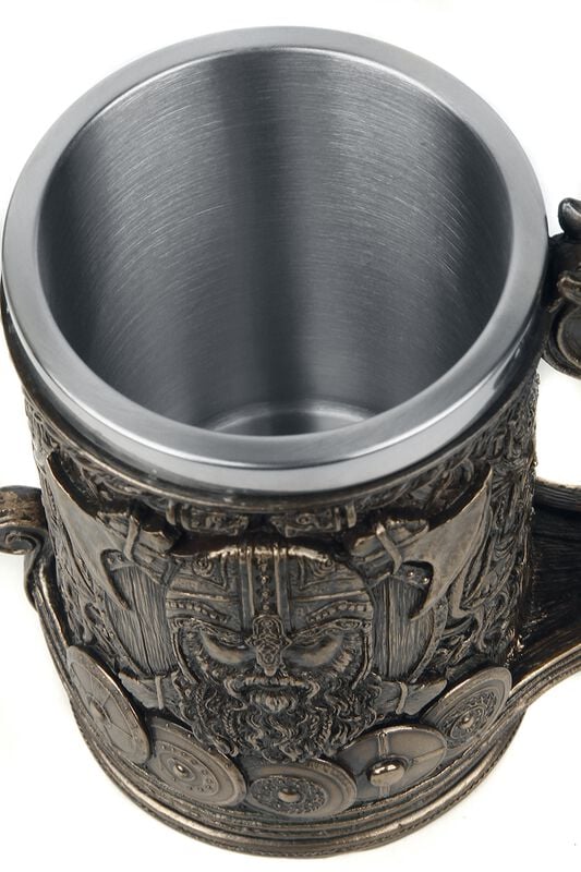 Rock Revival "Bronze Drakkar Viking" Beer Jug Black By Nemesis Now