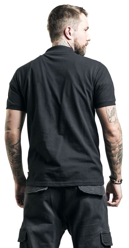 Rock Revival "BRUAN" Polo Shirt Black By Lonsdale London