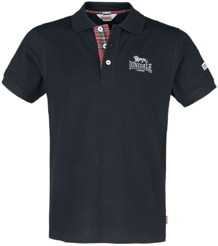 Rock Revival "BRUAN" Polo Shirt Black By Lonsdale London