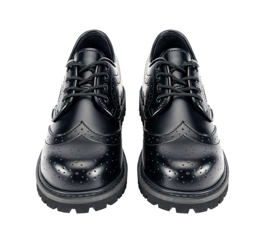 rock revival "Budapester 4 Eyelets" Lace-up shoe black by Brandit