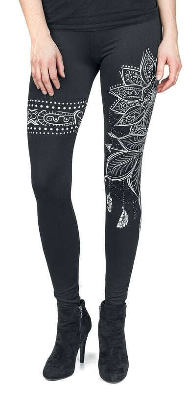 Rock Revival "Built For Comfort" Leggings Black By Gothicana By EMP