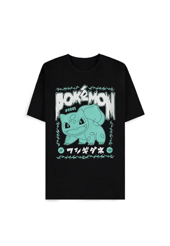 rock revival "Bulbasaur rocks" T-Shirt black by Pokémon