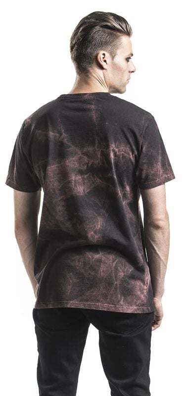 Rock Revival "Burned Magic" T-Shirt Burgundy By Outer Vision