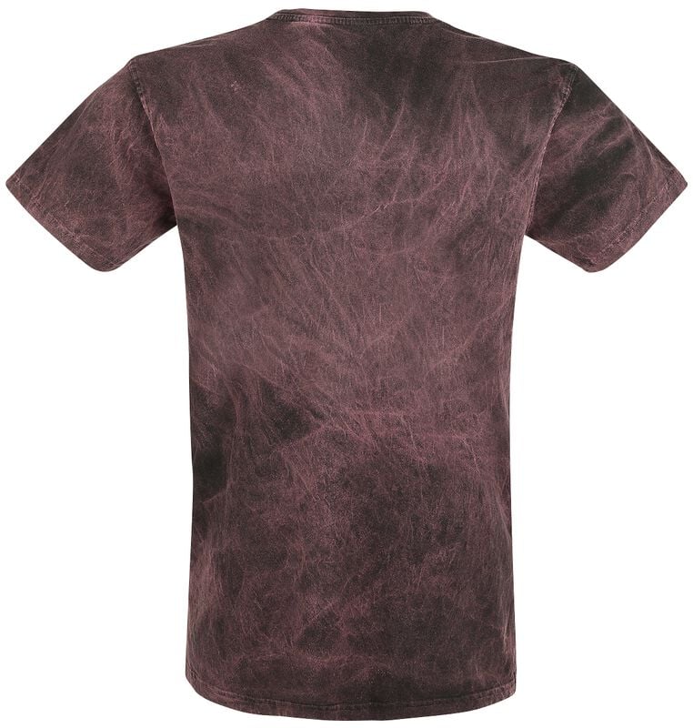 Rock Revival "Burned Magic" T-Shirt Burgundy By Outer Vision