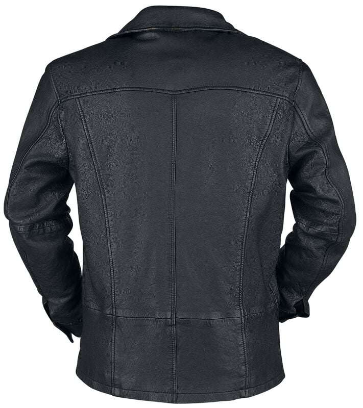 Rock Revival "Butch LANTVW" Leather Jacket Black By Gipsy
