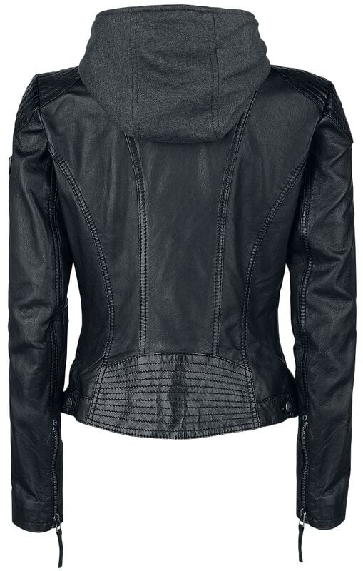 Rock Revival "Cacey LEGV" Leather Jacket Black By Mauritius