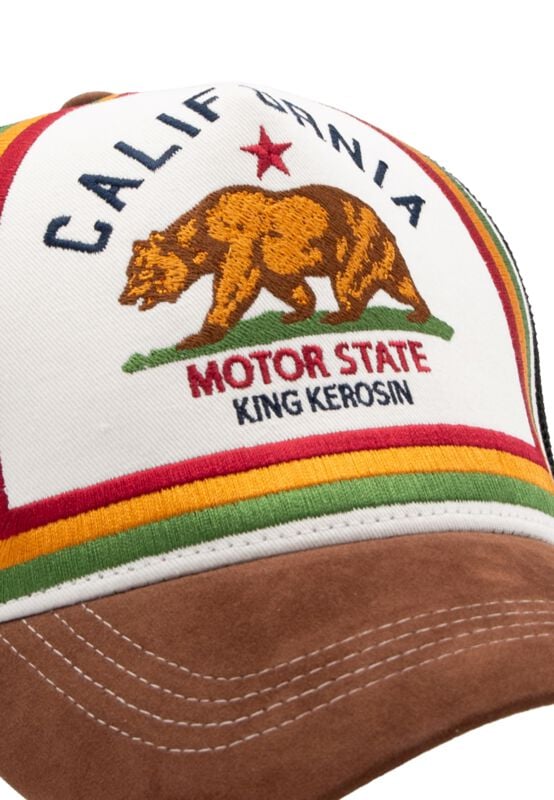 Rock Revival "Cal Bear" Cap Brown-black By King Kerosin