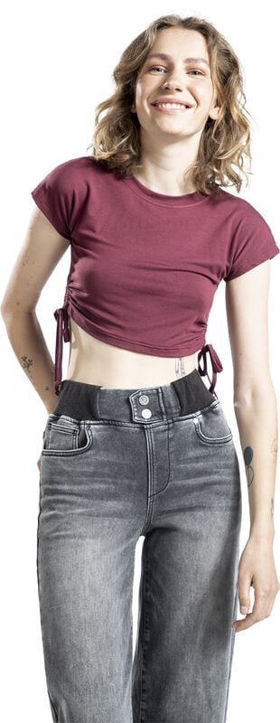 rock revival "Calantha Crop Top" T-Shirt red by Innocent