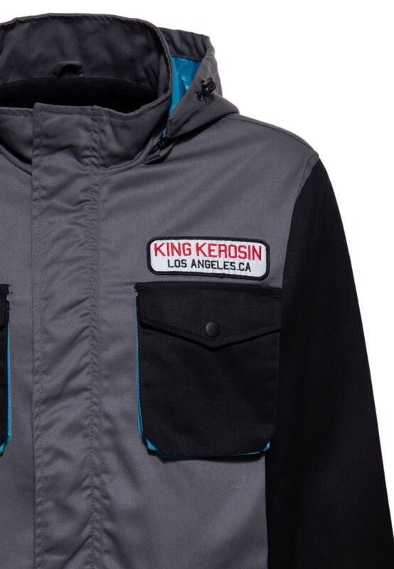 Rock Revival "California Outdoor Jacket" Mid-Season Jackets Anthracite By King Kerosin