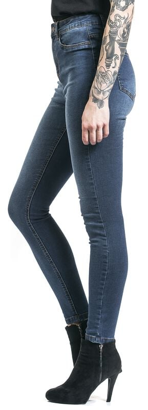 rock revival "Callie HW Skinny Jeans" Jeans dark blue by Noisy May