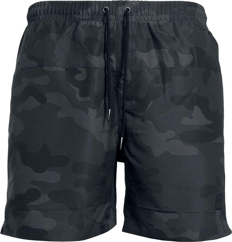rock revival "Camo Swim Shorts" Swim Shorts dark camo by Urban Classics