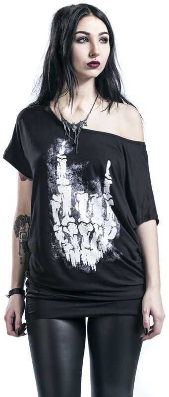 rock revival "Can You Read My Mind" T-Shirt black by Gothicana by EMP