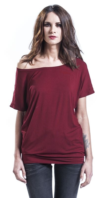 rock revival "Can You Read My Mind" T-Shirt burgundy by RED by EMP