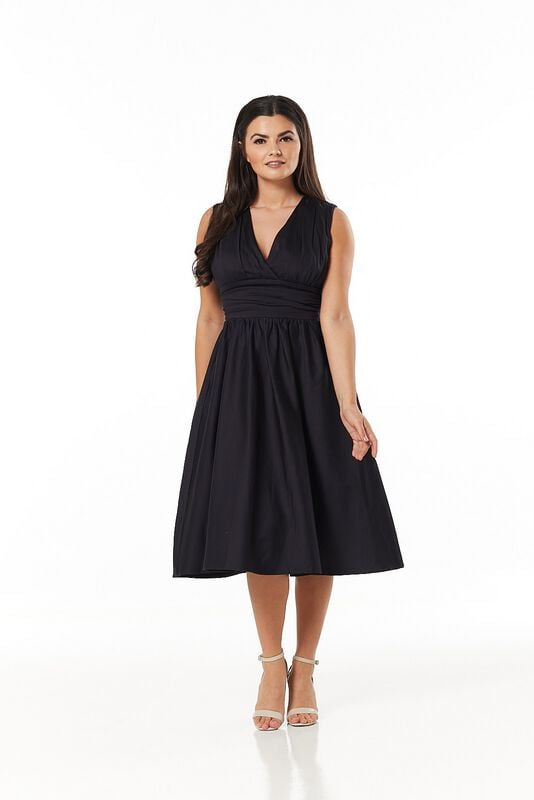 rock revival "Candance Dress" Midi Dress black by Timeless London