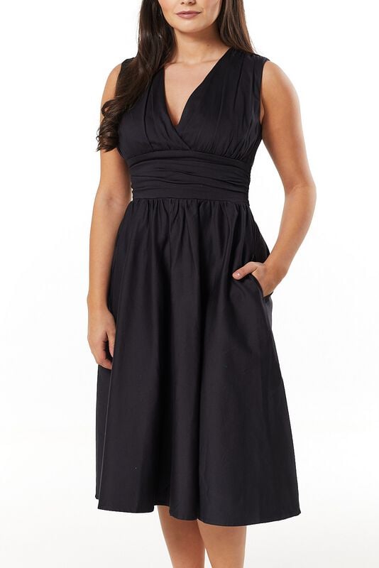rock revival "Candance Dress" Midi Dress black by Timeless London