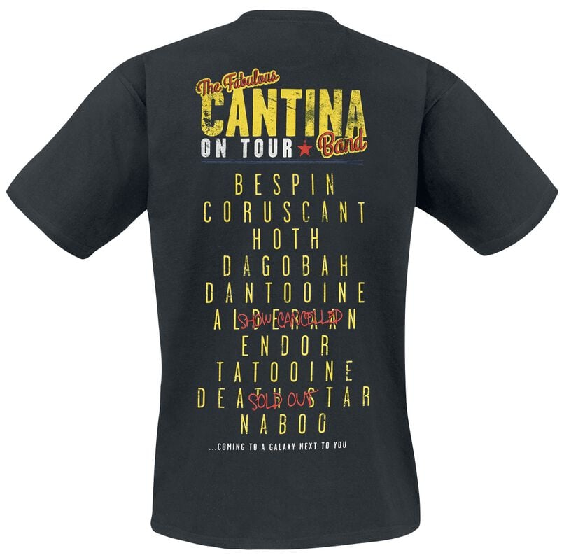 Rock Revival "Cantina Band On Tour" T-Shirt Black By Star Wars