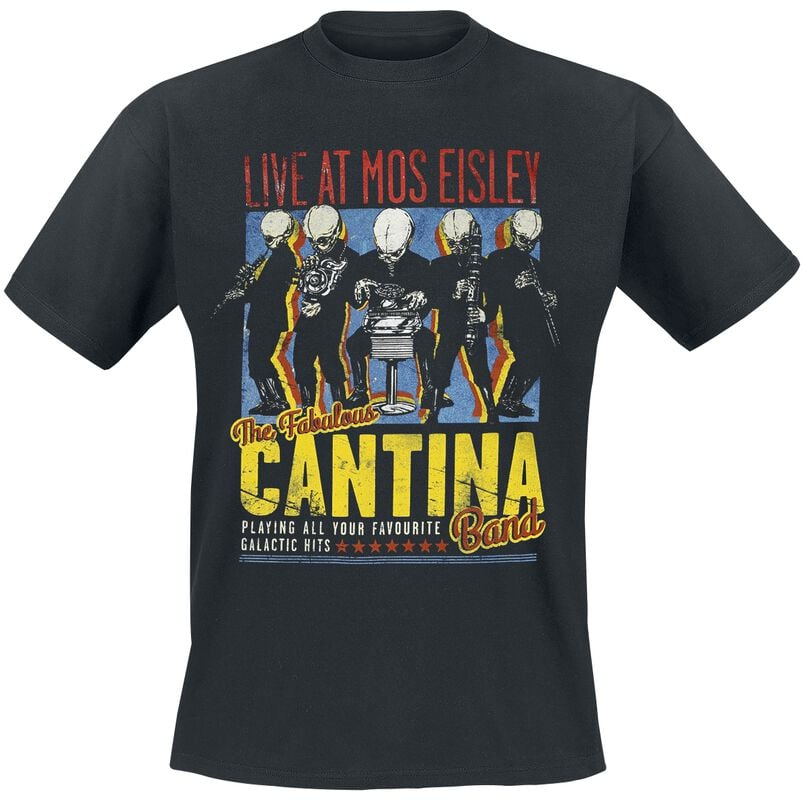 rock revival "Cantina Band On Tour" T-Shirt black by Star Wars