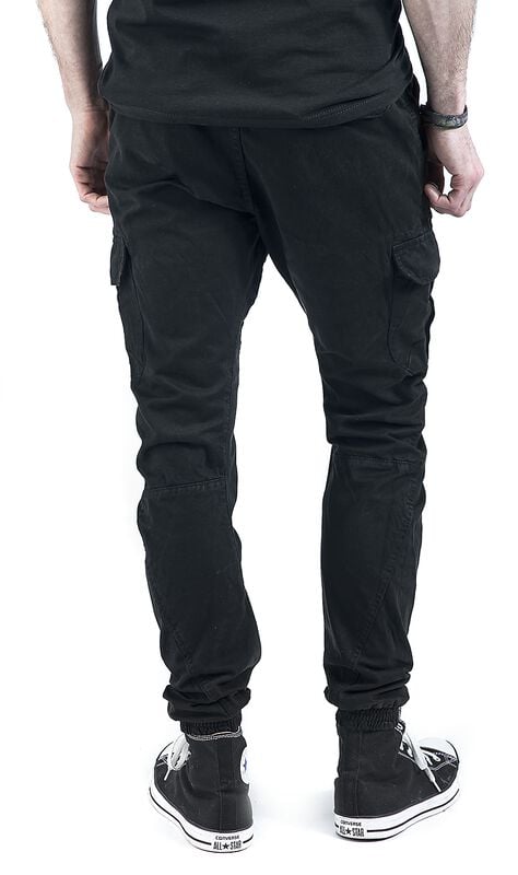 Rock Revival "Cargo Jogging Pants" Cargo Trousers Black By Urban Classics