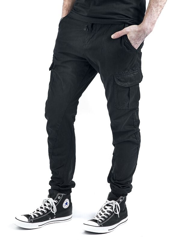 rock revival "Cargo Jogging Pants" Cargo Trousers black by Urban Classics