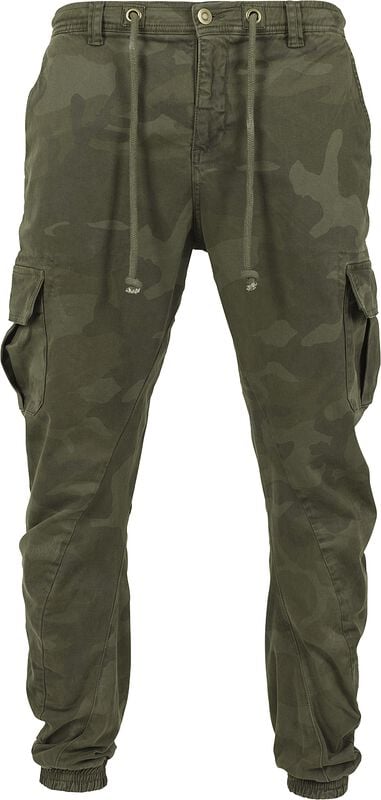 Rock Revival "Cargo Jogging Pants" Tracksuit Trousers Woodland By Urban Classics