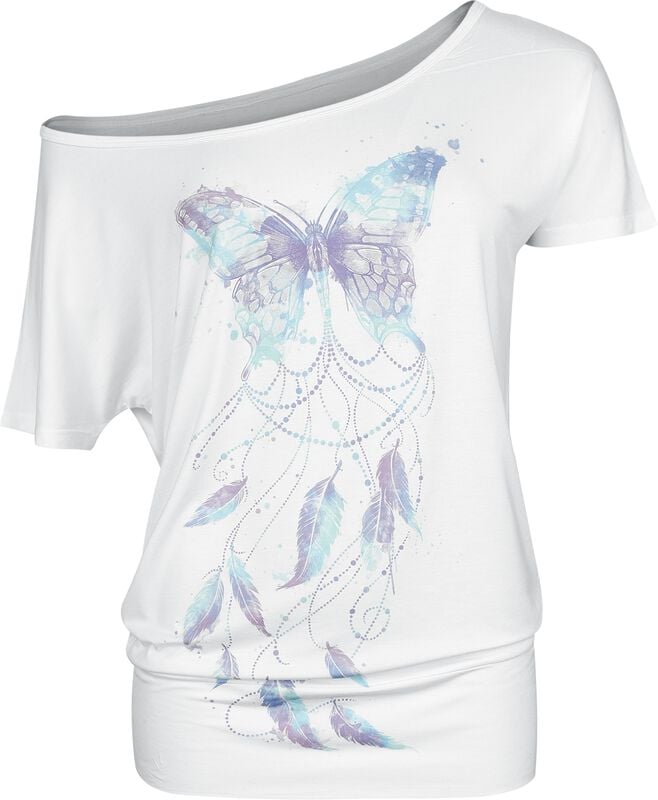 rock revival "Carried by Wings" T-Shirt white by Full Volume by EMP