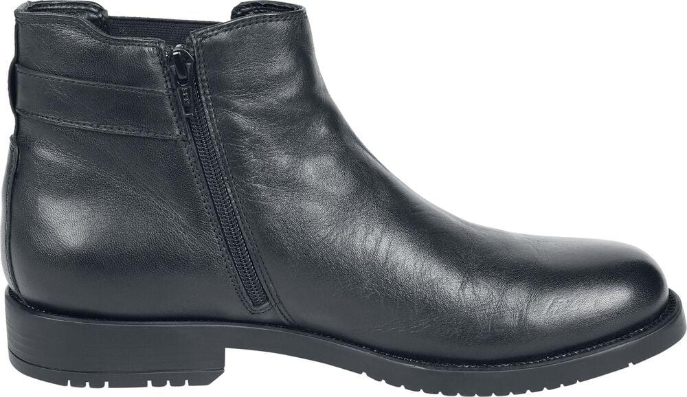 Rock Revival "Celtic Fine Lines" Biker Boot Black By Black Premium By EMP