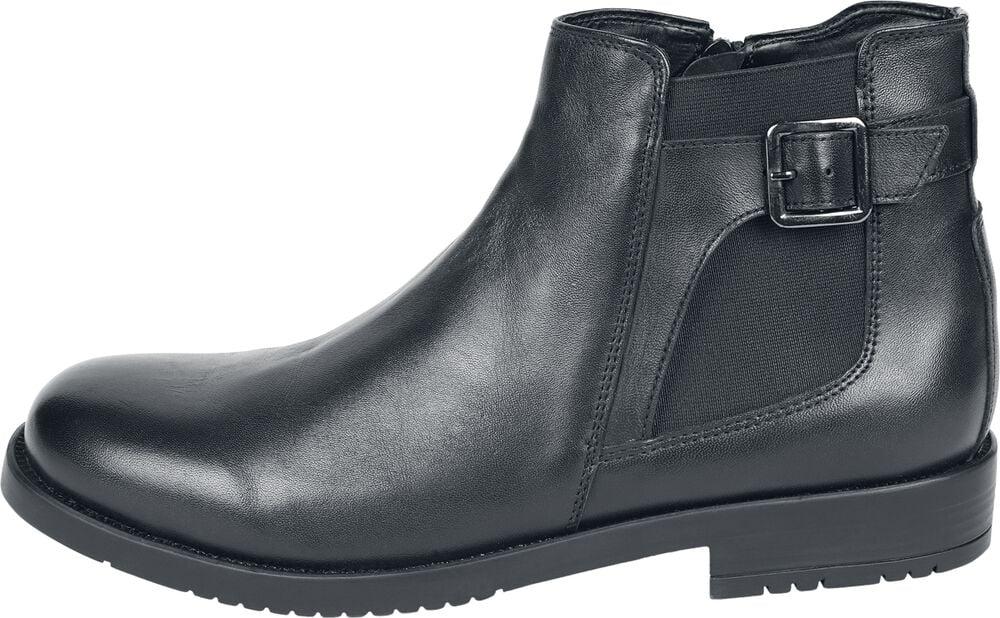 Rock Revival "Celtic Fine Lines" Biker Boot Black By Black Premium By EMP