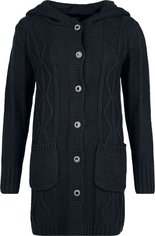 Rock Revival "Celtic Fine Lines" Cardigan Black By Black Premium By EMP