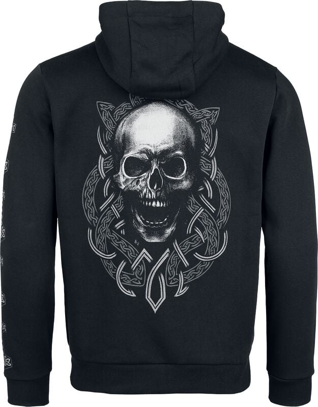 Rock Revival "Celtic Fine Lines" Hoodie Jacket Black By Black Premium By EMP