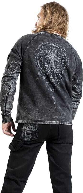 Rock Revival "Celtic Fine Lines" Sweatshirt Black By Black Premium By EMP