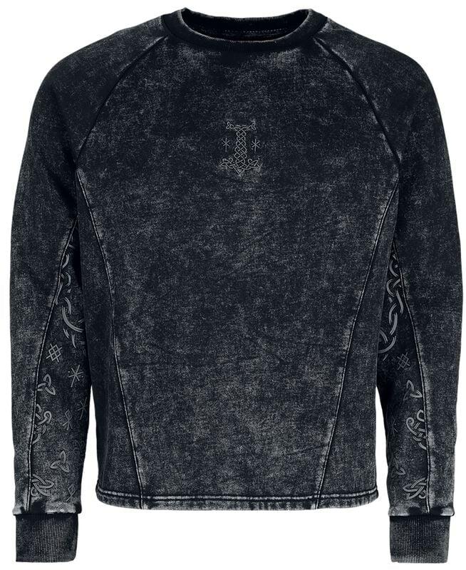 Rock Revival "Celtic Fine Lines" Sweatshirt Black By Black Premium By EMP