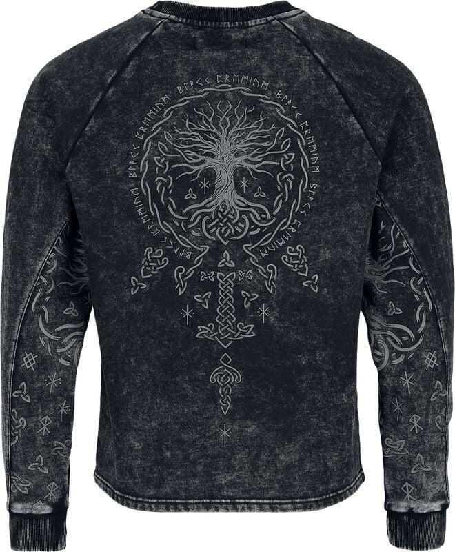 Rock Revival "Celtic Fine Lines" Sweatshirt Black By Black Premium By EMP
