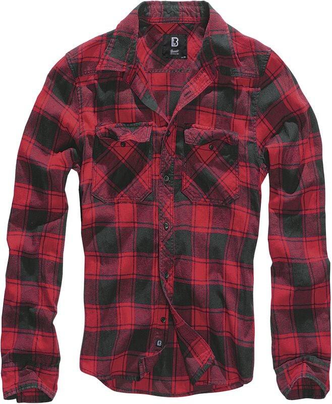 Rock Revival "Checkshirt" Flanel Shirt Red-black By Brandit