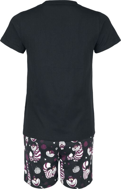 Rock Revival "Cheshire Cat - We Are All Mad Here" Pyjama Black By Alice In Wonderland