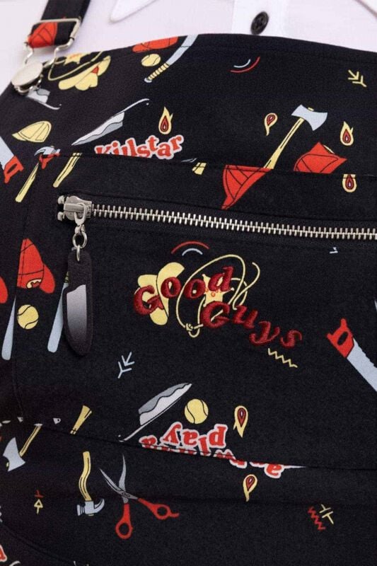 Rock Revival "Child's Play - It's Time To Play Pinafore Dress" Mini Dress Multicolour By Killstar