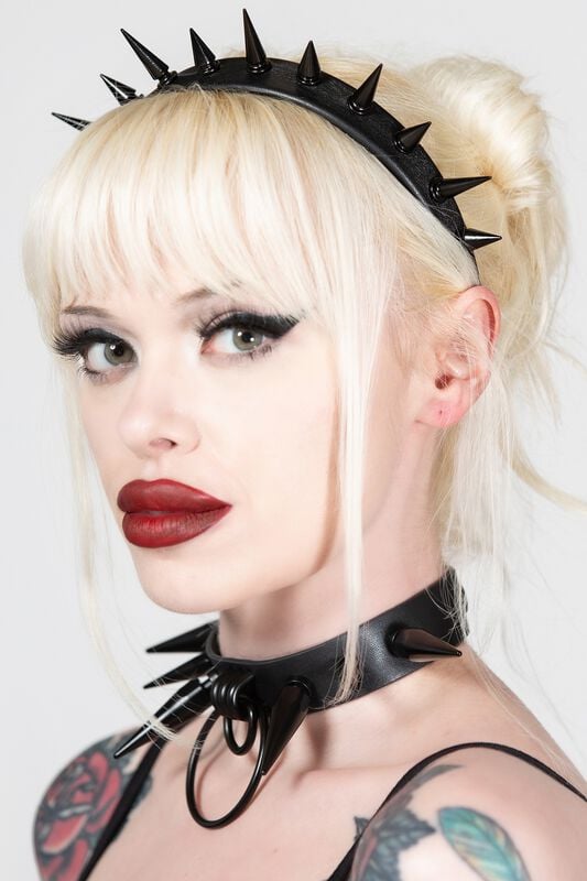 Rock Revival "Chloe Chaos" Headband Black By Killstar