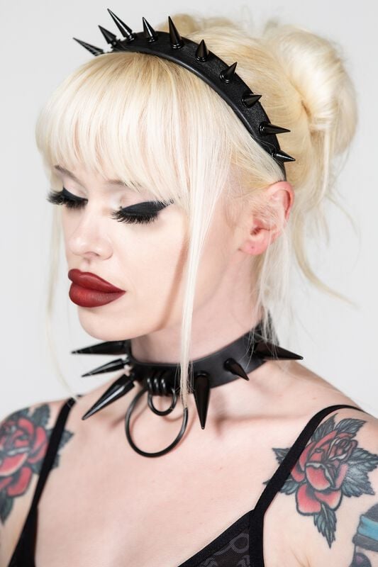 Rock Revival "Chloe Chaos" Headband Black By Killstar
